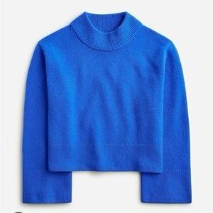 NWOT J Crew Bright Blue Crewneck Sweater (XS)